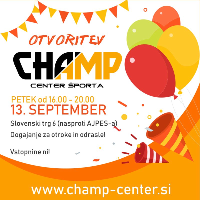 otvoritev champa